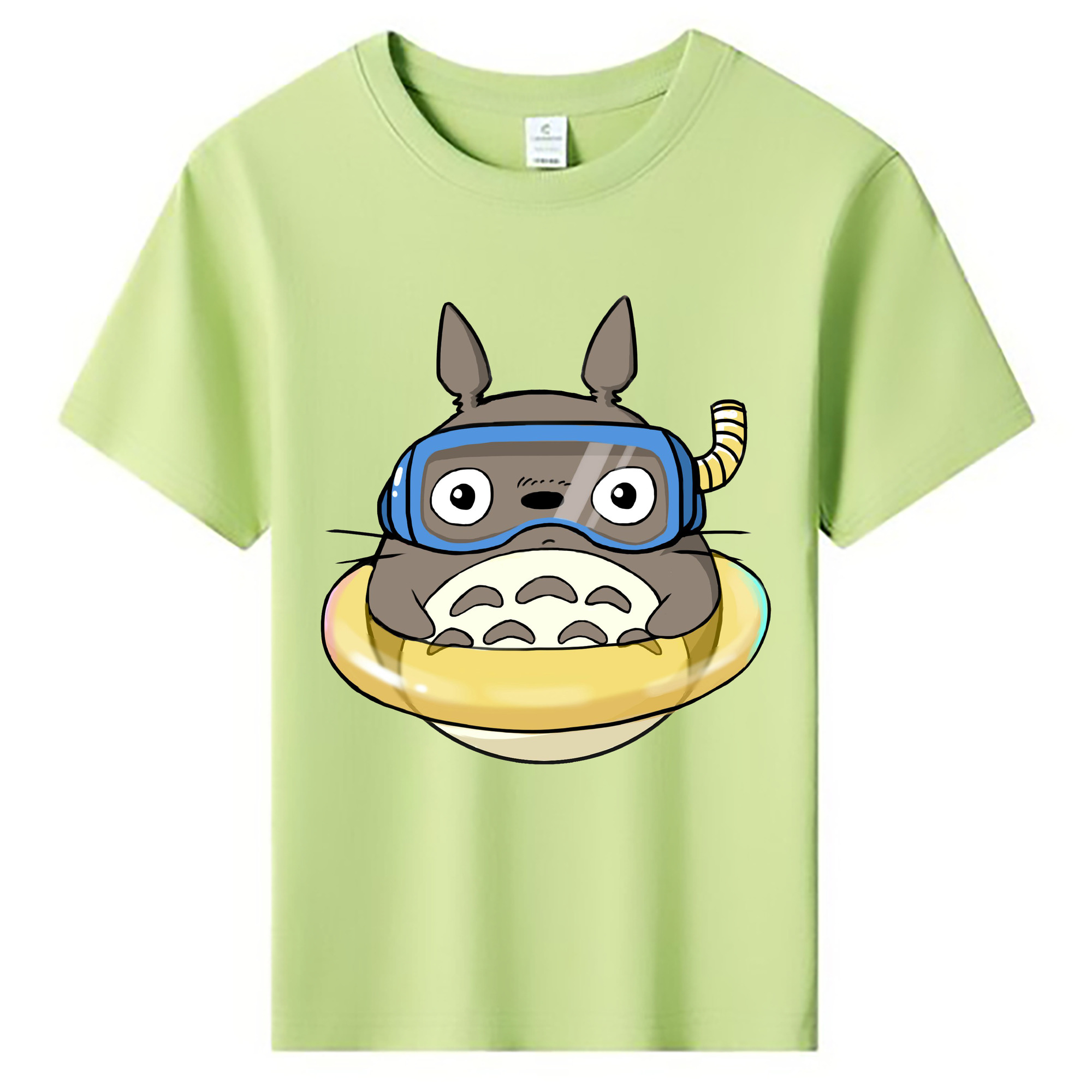 （画像用） となりのトトロ 草壁メイ 草壁サツキ My Neighbor Totoro Satsuki Kusakabe Mei Kusakabe 綿100％キッズTシャツ（フロントプリント）